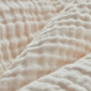 Pokoloko Crinkle Skirt Pants | Cream + Black