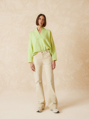 Indi & Cold Trousers | Acero + Crudo