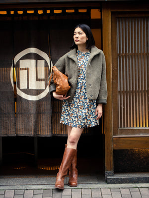 Indi & Cold Viscose Woven Dress | Indigo