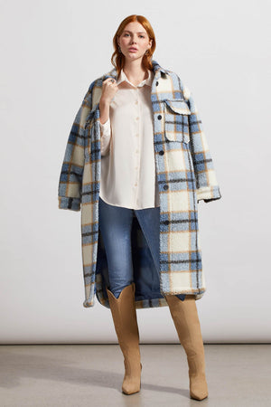 Tribal Flowy Satin Button Up Shirt | Blush + Green + Violet