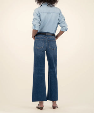 Kut From The Cloth Denim Meg High Rise Wide Leg Long Jeans | Inexhaustible Wash
