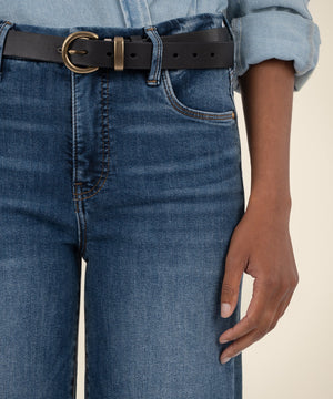 Kut From The Cloth Denim Meg High Rise Wide Leg Long Jeans | Inexhaustible Wash