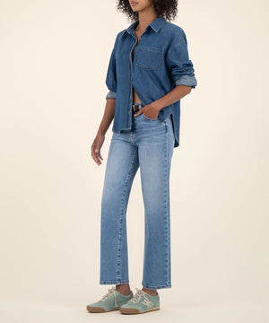 Kut From The Cloth Denim Charlotte High Rise Wide Leg Jean | Incontestable Wash