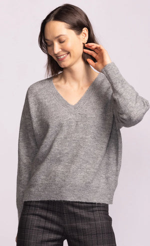 Pink Martini Jacon Sweater | Grey
