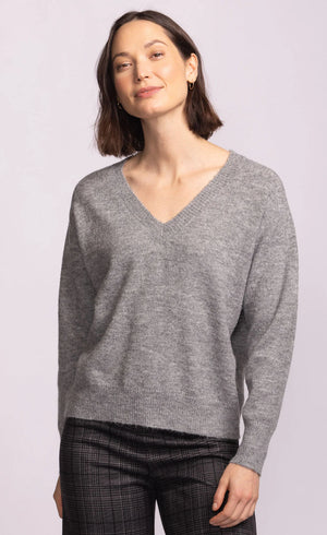 Pink Martini Jacon Sweater | Grey