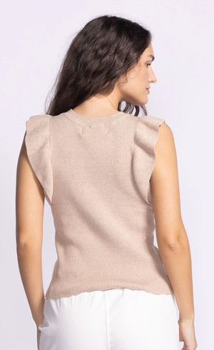 Pink Martini Claudia Top | Taupe