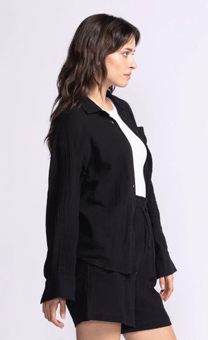 Pink Martini Nikki Top | Green & Black