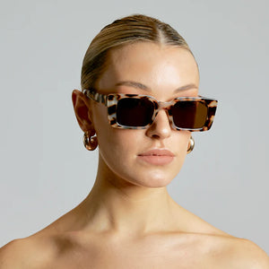Shady Lady Paige Sunglasses | Tortoise + Light Tortoise
