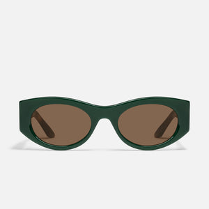 Quay "So What" Sunglasses | Green + Black