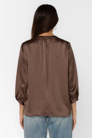 Velvet Heart Robyn 3/4 Sleeve | Brown