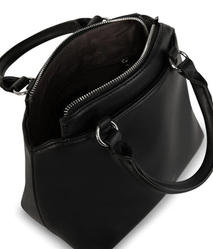 Matt & Nat Athena Sol Small Satchel | Black + Blush