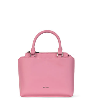 Matt & Nat Athena Sol Small Satchel | Black + Blush
