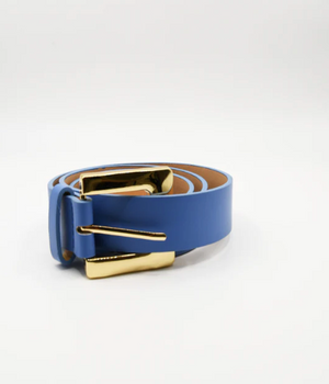 Pink Martini Bailey Belt | Pink + Blue + Black