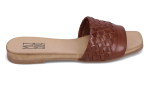 Miz Mooz Pluck Sandals | Fuschia + Brandy