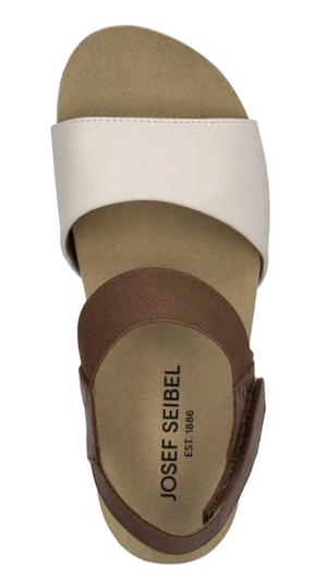 Josef Siebel Quinn 09 Sandals | Cream + Black