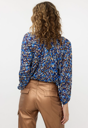 Esqualo Fancy Tape Mystery Estate Blouse | Multi