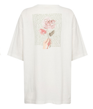 Cream Siffa T-Shirt | Rose