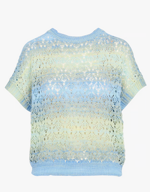 The Korner Knit Top | Blue