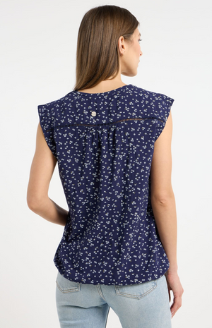 Ragwear Saltty Top | Coral + Midnight