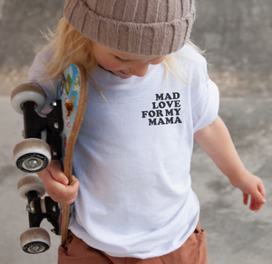 Mad Love For Mama Toddler Tee | Sage