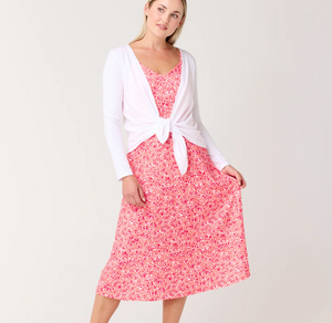 Krimson Klover Breezy Cardigan | Indigo + White