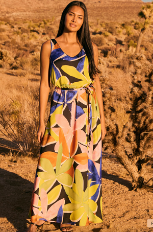 Nic & Zoe Mega Blooms Bianca Dress | Green