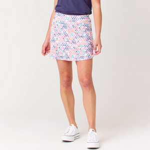Krimson Klover Wellington Skort | Floral + White
