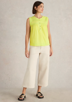 White Stuff iIsla Mix Top | Yellow