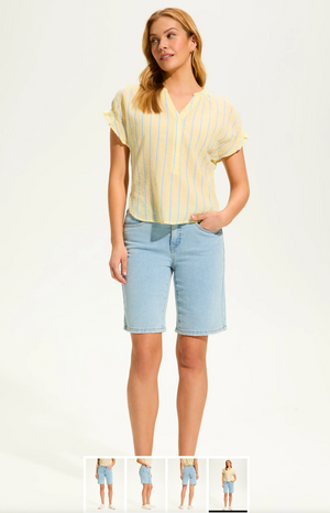 French Dressing Olivia Bermuda | Powder Wash