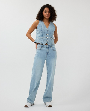 French Dressing Gilet Denim | Blue