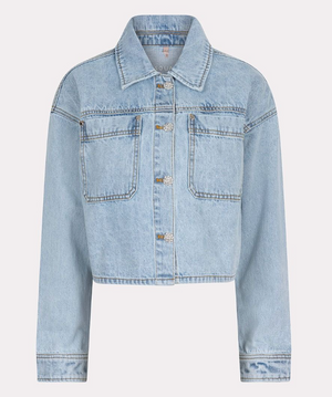 Esqualo Oversized Denim Jacket | Blue