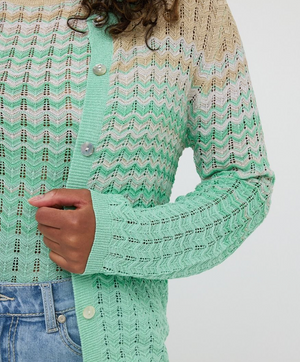 Esqualo Lurex ZZ Cardigan | Multi