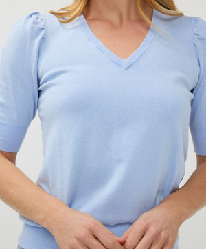 Esqualo V-neck Basic Knit | Blue