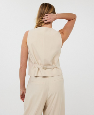 Esqualo Gillet Split | Off-White