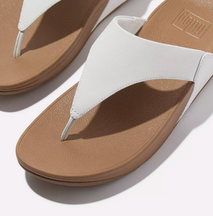 FitFlop Lulu Leather Toe Post | Black + Red + Rose Gold + White