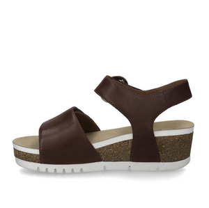 Josef Siebel Quinn 16 Sandal | Black + Cognac