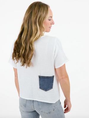 Shannon Passero Aletta Top | Navy