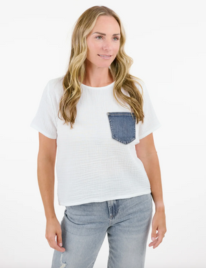 Shannon Passero Aletta Top | Navy