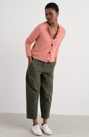 Sea Salt Tern Tide Cardigan | Pink + Orange