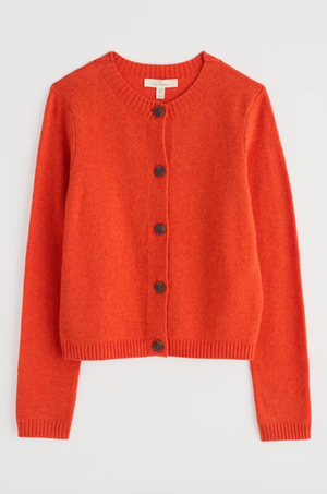 Sea Salt Tern Tide Cardigan | Pink + Orange