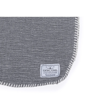 Tofino Towel The Pebble Poncho | Coral + Grey + Indigo + Seashell