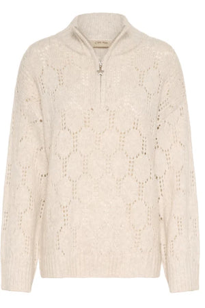 Cream Zilla Pullover | Oat Melange