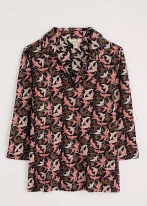 Seasalt Wavecrest Shirt in GOTS-Certified Organic Cotton Jersey | Bird