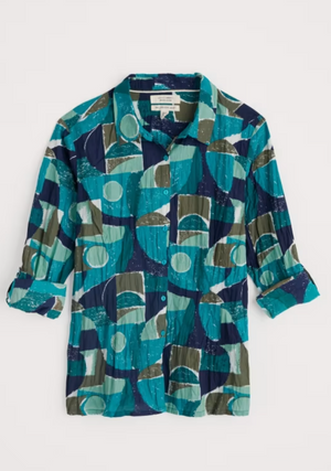 Seasalt Larrissa Shirt | Teal + Multi
