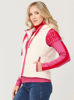 Krimson Bella Fleece Vest | Pink