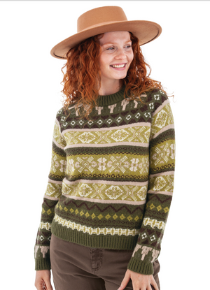 Aventura Nordic Fairisle Sweater | Ombre + Olive