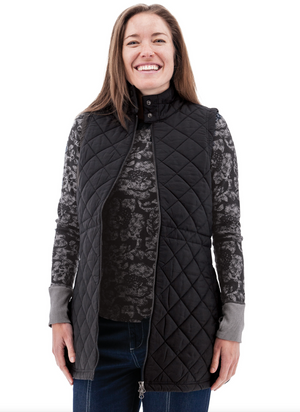 Aventura Flurry Vest | Black + Olive