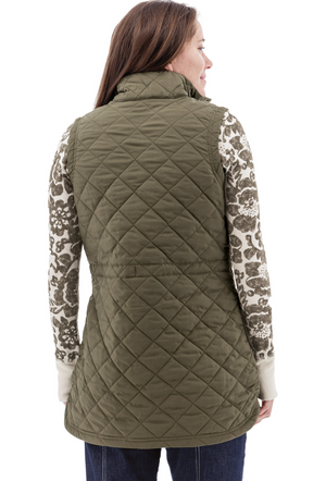 Aventura Flurry Vest | Black + Olive