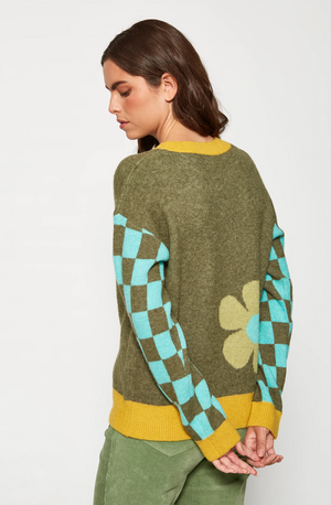 MDM Flower Sweater | Khaki
