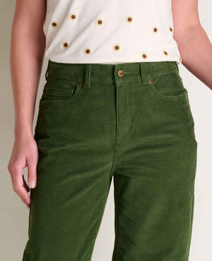 Toad & Co Coaster Cord Wide Leg Pant | Epidote
